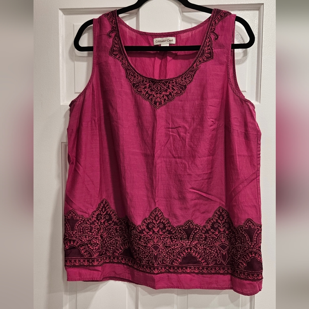 Fancy Tank-Cerise and Deep Purple